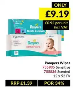 Musgrave MarketPlace Pampers wipes offer
