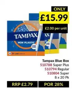 Musgrave MarketPlace Tampax blue box offer