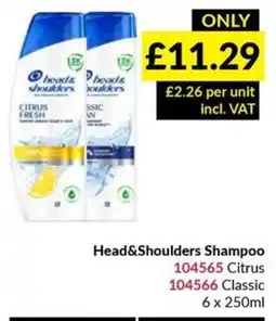 Musgrave MarketPlace Head&Shoulders Shampoo offer
