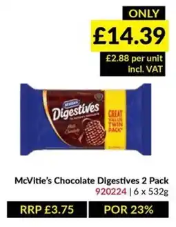 Musgrave MarketPlace McVitie's Chocolate Digestives offer