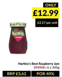 Musgrave MarketPlace Hartley's Best Raspberry Jam offer