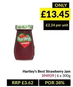 Musgrave MarketPlace Hartley's best strawberry jam offer