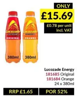 Musgrave MarketPlace Lucozade Energy offer