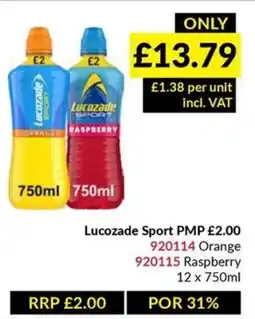 Musgrave MarketPlace Lucozade Sport offer