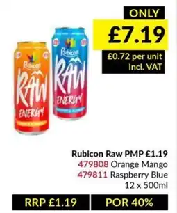 Musgrave MarketPlace Rubicon raw energy offer