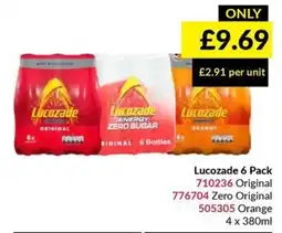 Musgrave MarketPlace Lucozade 6 Pack offer