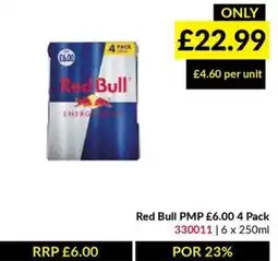 Musgrave MarketPlace Red Bull 4 pack offer