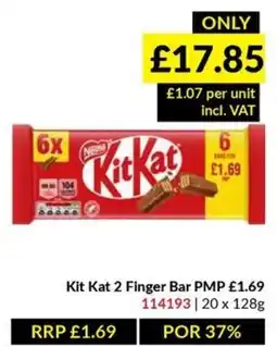 Musgrave MarketPlace Kit Kat 2 Finger Bar offer