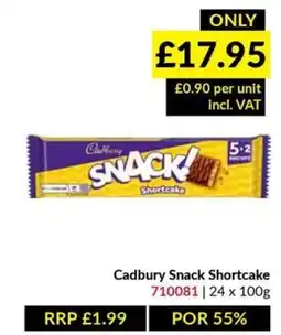 Musgrave MarketPlace Cadbury snack shortcake offer