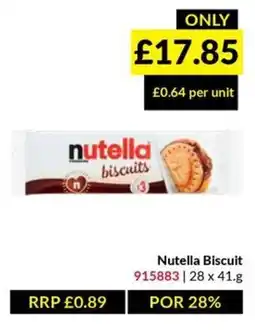 Musgrave MarketPlace Nutella biscuits offer