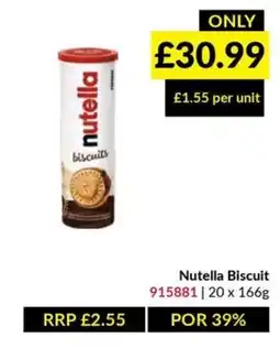 Musgrave MarketPlace Nutella biscuit offer