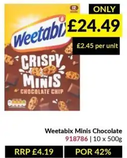 Musgrave MarketPlace Weetabix Minis Chocolate offer