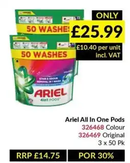 Musgrave MarketPlace Ariel all in one pods offer