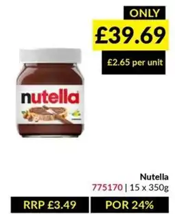 Musgrave MarketPlace Nutella offer