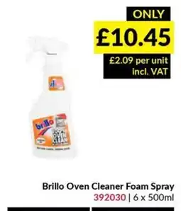 Musgrave MarketPlace Brillo oven cleaner foam spray offer