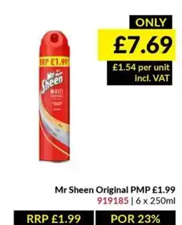 Musgrave MarketPlace Mr Sheen Original offer