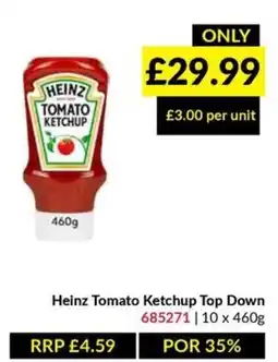 Musgrave MarketPlace Heinz tomato ketchup Top Down offer