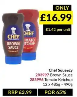 Musgrave MarketPlace Chef Squeezy Brown Sauce offer