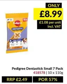 Musgrave MarketPlace Pedigree Dentastick Small offer