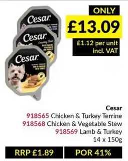 Musgrave MarketPlace Cesar chicken & turkey terrine offer