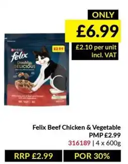 Musgrave MarketPlace Felix Beef Chicken & Vegetable offer
