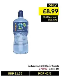 Musgrave MarketPlace Ballygowan still water sports offer