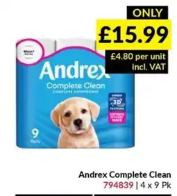 Musgrave MarketPlace Andrex complete clean offer