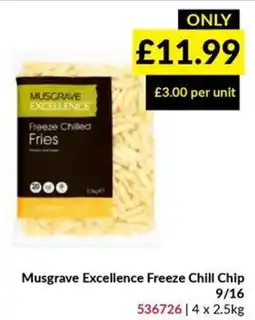 Musgrave MarketPlace Musgrave Excellence Freeze Chill Chip Fries offer