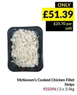 Musgrave MarketPlace McKeown's Cooked Chicken Fillet Strips offer