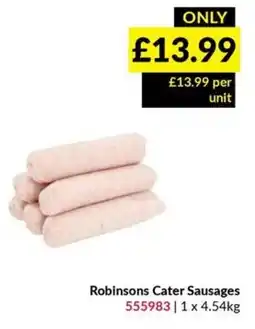 Musgrave MarketPlace Robinsons cater sausages offer