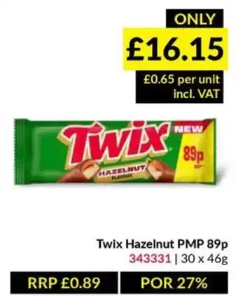 Musgrave MarketPlace Twix hazelnut offer