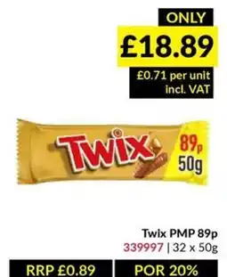 Musgrave MarketPlace Twix pmp 89p offer