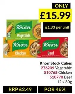 Musgrave MarketPlace Knorr stock cubes offer