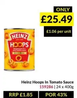 Musgrave MarketPlace Heinz Hoops In Tomato Sauce offer