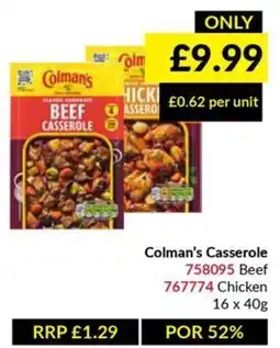 Musgrave MarketPlace Colman's Beef Casserole offer