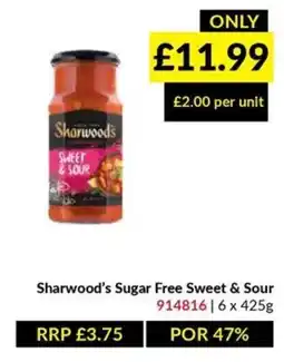 Musgrave MarketPlace Sharwood's sugar free sweet & sour offer