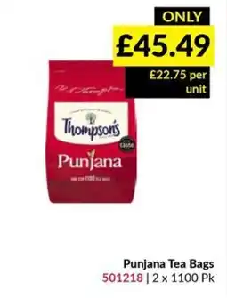 Musgrave MarketPlace Thompsons Punjana Tea Bags offer