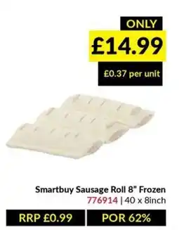 Musgrave MarketPlace Smartbuy sausage roll 8" frozen offer
