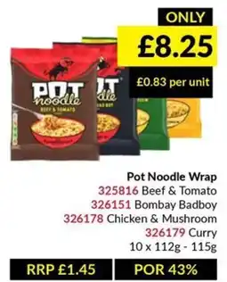 Musgrave MarketPlace Pot Noodle Wrap offer
