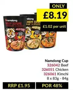 Musgrave MarketPlace Namdong Cup offer