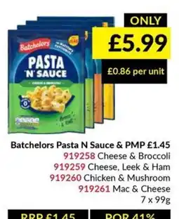 Musgrave MarketPlace Batchelors Pasta N Sauce offer