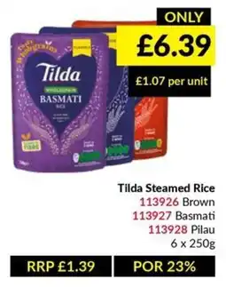 Musgrave MarketPlace Tilda steamed rice offer