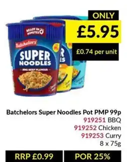 Musgrave MarketPlace Batchelors super noodles pot offer