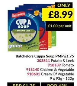 Musgrave MarketPlace Batchelors cuppa soup offer