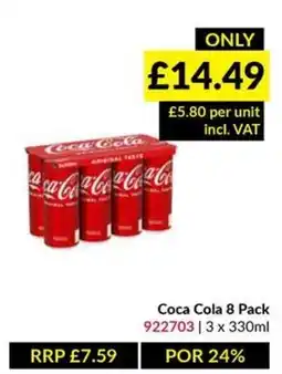 Musgrave MarketPlace Coca Cola 8 Pack offer