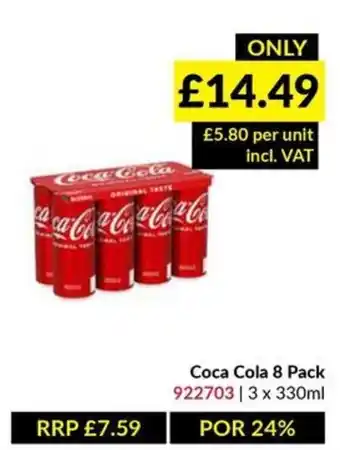 Musgrave MarketPlace Coca Cola 8 Pack offer