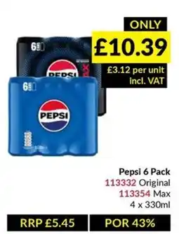 Musgrave MarketPlace Pepsi 6 Pack offer