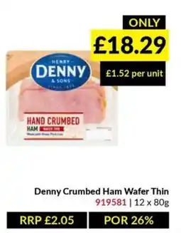 Musgrave MarketPlace Denny crumbed ham wafer thin offer