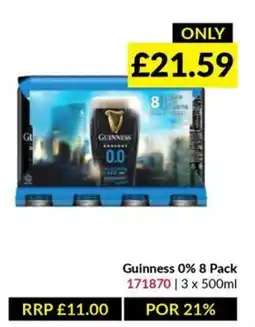 Musgrave MarketPlace Guinness 0% 8 Pack offer
