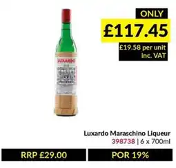 Musgrave MarketPlace Luxardo maraschino liqueur offer